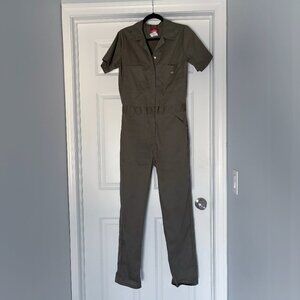 Dickies Women's Short Sleeve Flex Coverall - Moss